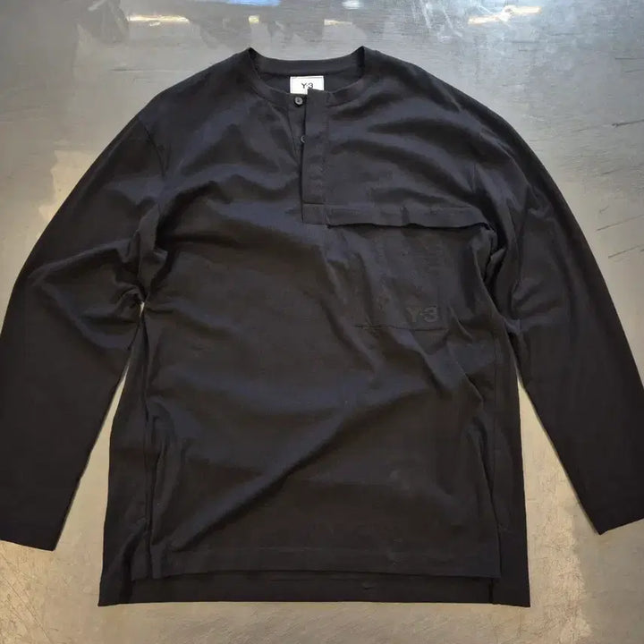 [SOLD OUT] L>Y-3 요지야마모토 클래식 헨리넥 티셔츠