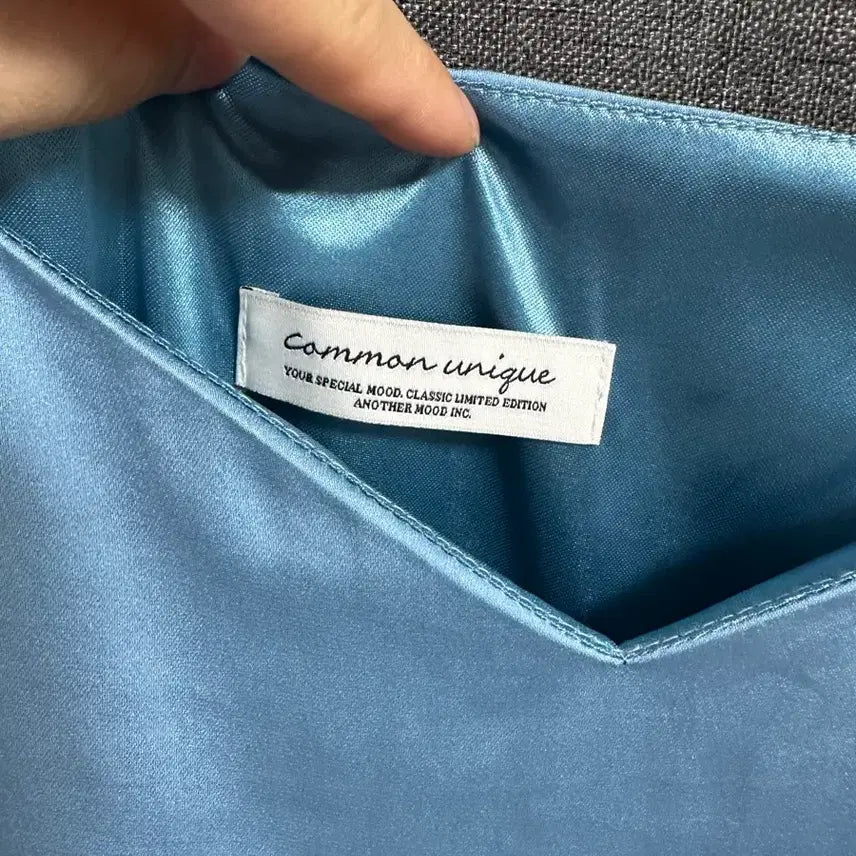 [BUNJANG] Common Unique Sky Blue Slip Dress / 커먼유니크 하늘색 슬립 나시원피스