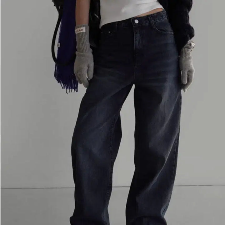 [BUNJANG] LaRum Corduroy Denim Wide Pants / 라룸 코듀로이 데님 와이드 팬츠 새상품