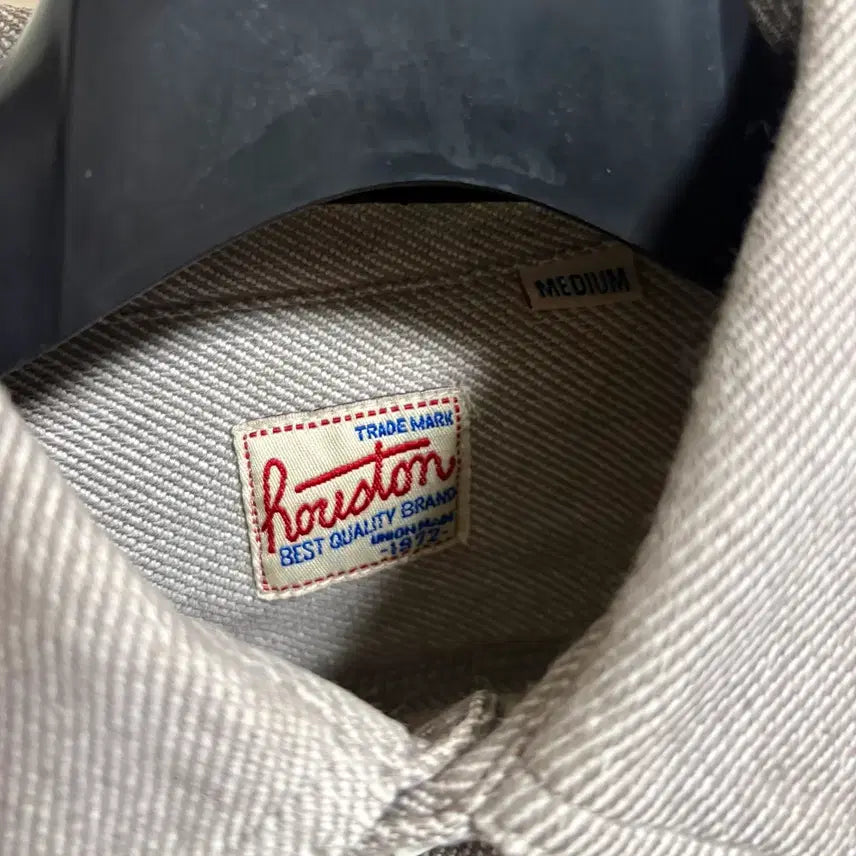 [BUNJANG] Houston Hard Twill Two Pocket Workshirt - Gray, M / 휴스턴 하드 트윌 투포켓 워크셔츠 / 그레이, M