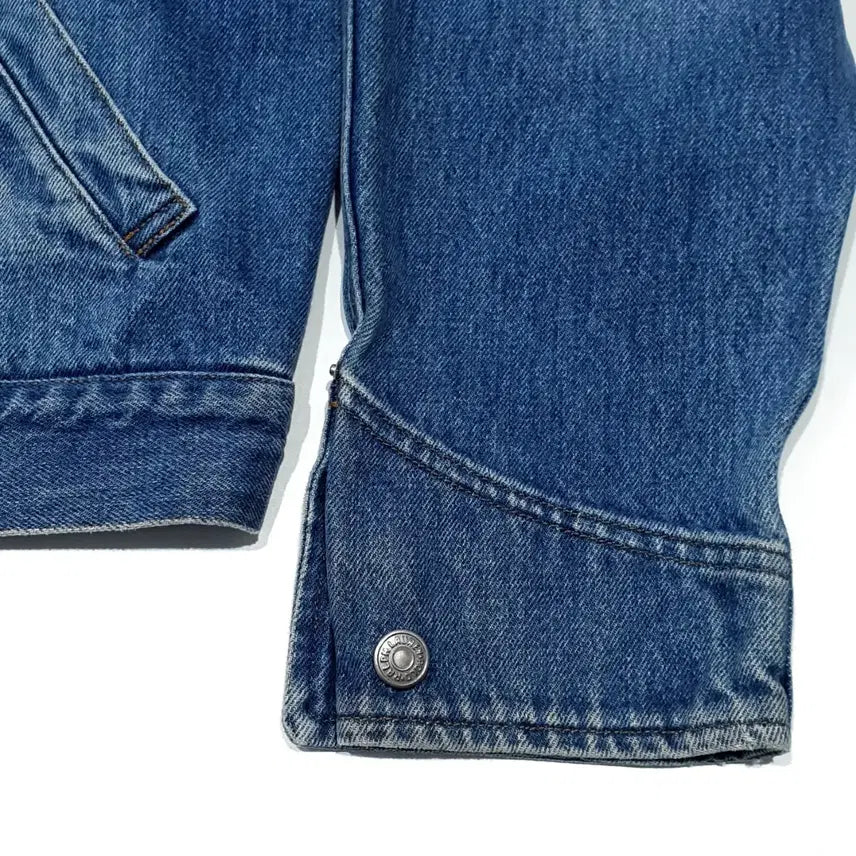 [BUNJANG] Polo Country Denim Trucker Jacket Patchwork (100-105) L / 폴로컨트리 데님 트러커 덩가리 보로 패치워크 (100-105) L