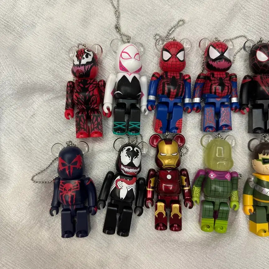 [BUNJANG] Bearbrick Marvel Happy Kuji 100% Bundle Set / 베어브릭 마블 해피쿠지 100% 일괄