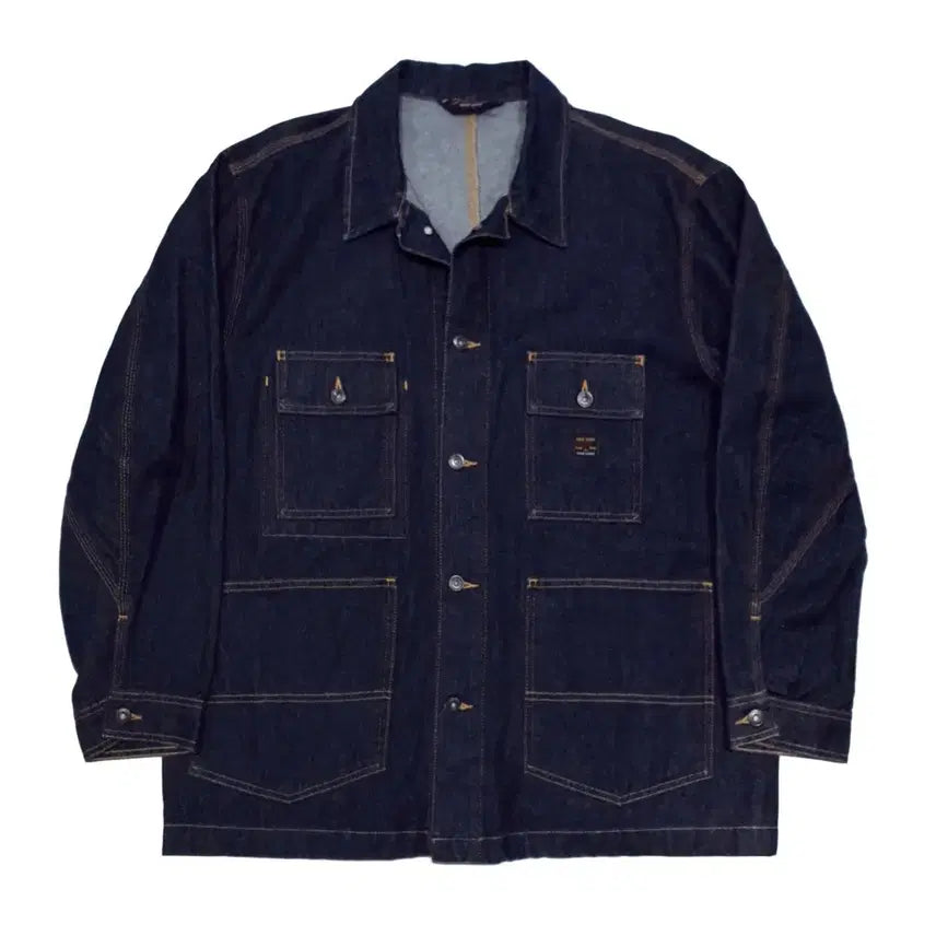 [BUNJANG] Polo Jeans 90s Denim Chore Barn Jacket / 폴로 데님 초어 자켓 반 자켓 90s m (105) polo jeans
