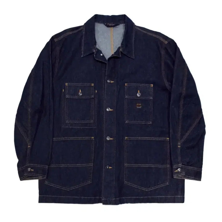 [BUNJANG] Polo Jeans 90s Denim Chore Barn Jacket / 폴로 데님 초어 자켓 반 자켓 90s m (105) polo jeans