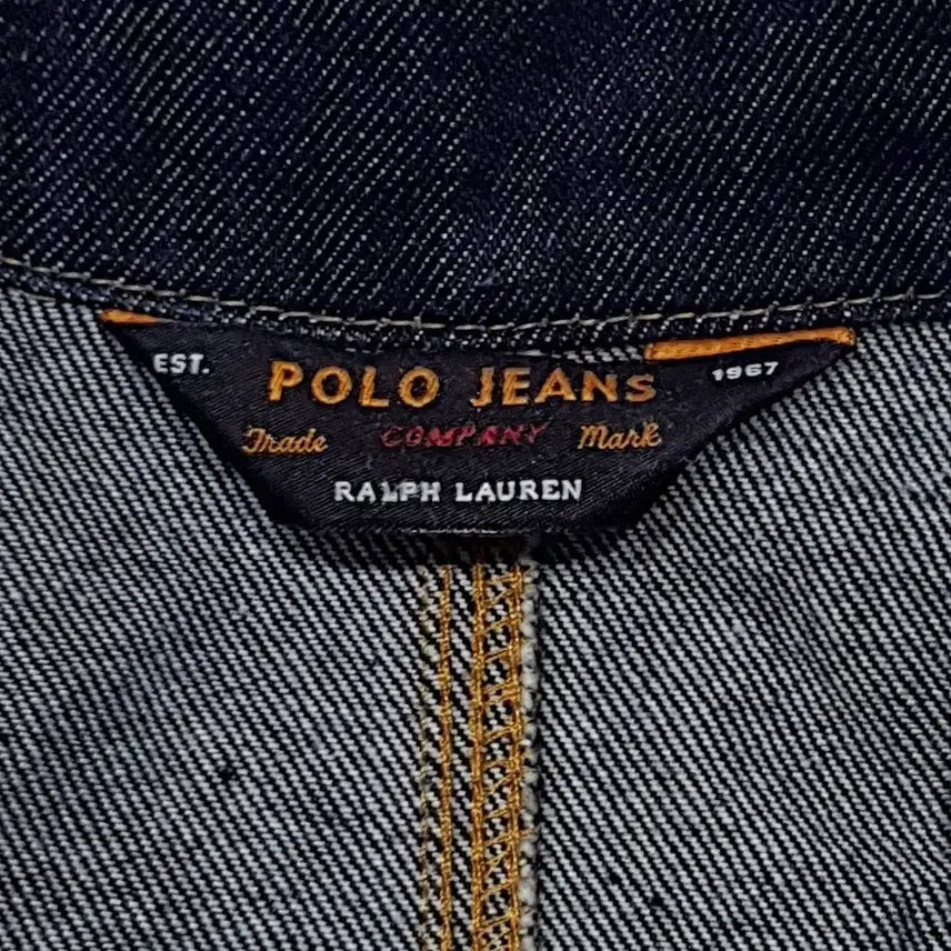 [BUNJANG] Polo Jeans 90s Denim Chore Barn Jacket / 폴로 데님 초어 자켓 반 자켓 90s m (105) polo jeans