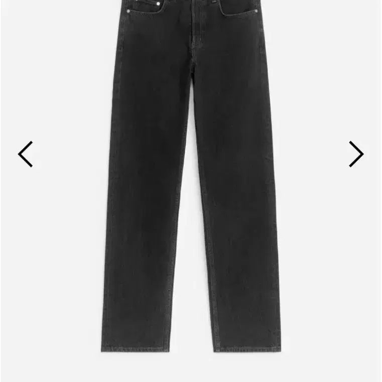 [BUNJANG] Arket Ocean Loose Straight Fit Black Denim Jeans / 아르켓 ocean 루즈 스트레이트 진 블랙