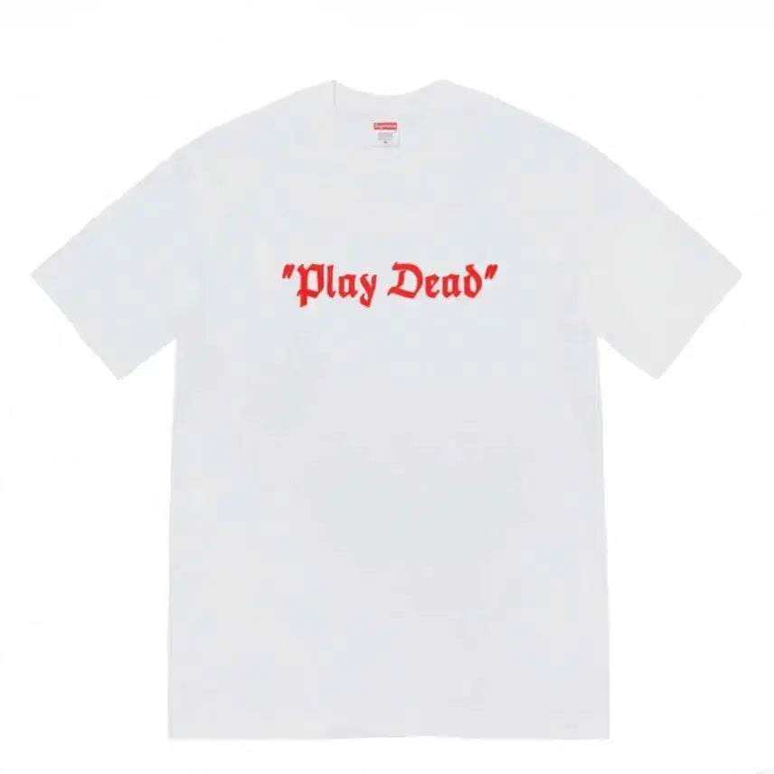 [BUNJANG] Supreme Play Dead T-Shirt XL / 슈프림 플레이 데드 반팔 티셔츠 XL사이즈