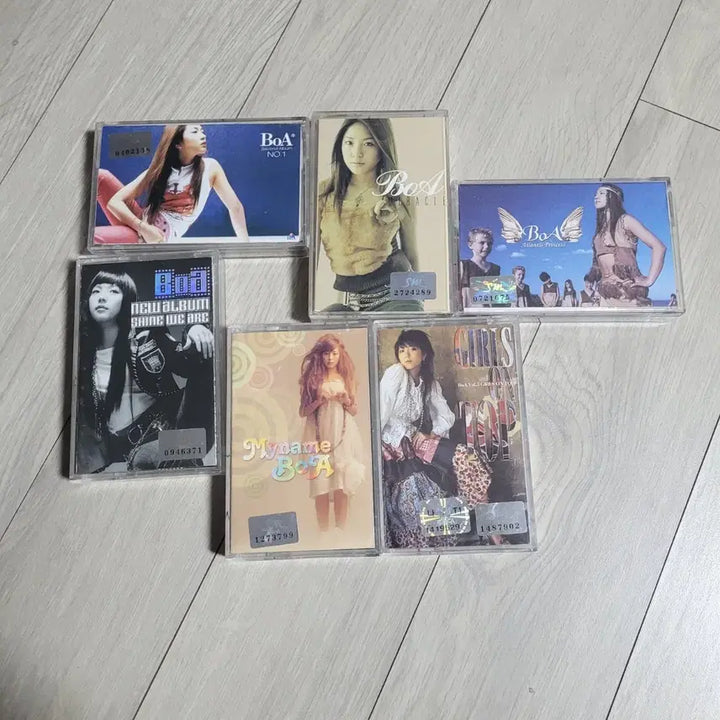 [BUNJANG] BoA Album Cassette Tape Bundle Set / 보아 BoA 2집~5집 국내 정식 발매반 카세트 테이프 일괄
