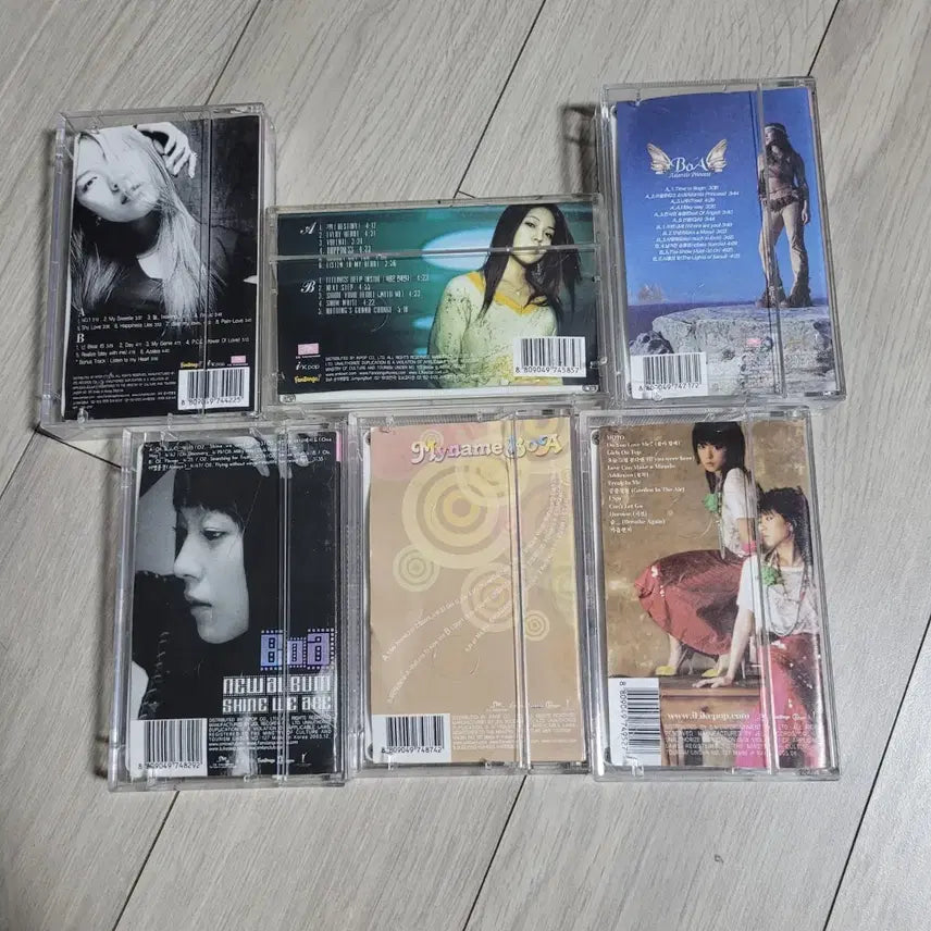 [BUNJANG] BoA Album Cassette Tape Bundle Set / 보아 BoA 2집~5집 국내 정식 발매반 카세트 테이프 일괄