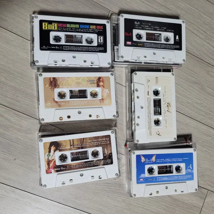 [BUNJANG] BoA Album Cassette Tape Bundle Set / 보아 BoA 2집~5집 국내 정식 발매반 카세트 테이프 일괄