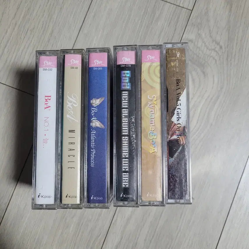 [BUNJANG] BoA Album Cassette Tape Bundle Set / 보아 BoA 2집~5집 국내 정식 발매반 카세트 테이프 일괄