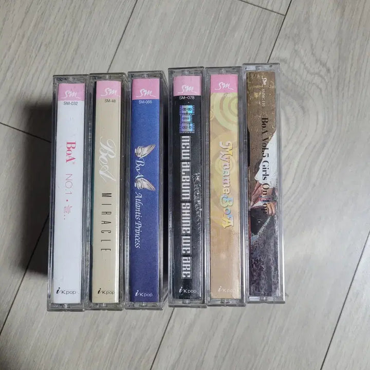 [BUNJANG] BoA Album Cassette Tape Bundle Set / 보아 BoA 2집~5집 국내 정식 발매반 카세트 테이프 일괄
