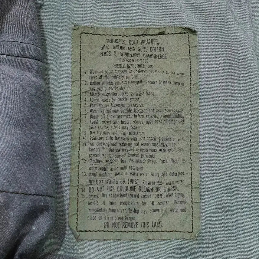 [BUNJANG] US Army M65 Woodland Camo Cargo Pants / 오리지널 미군 m65 팬츠 우드랜드 카모 S/R (28~32)