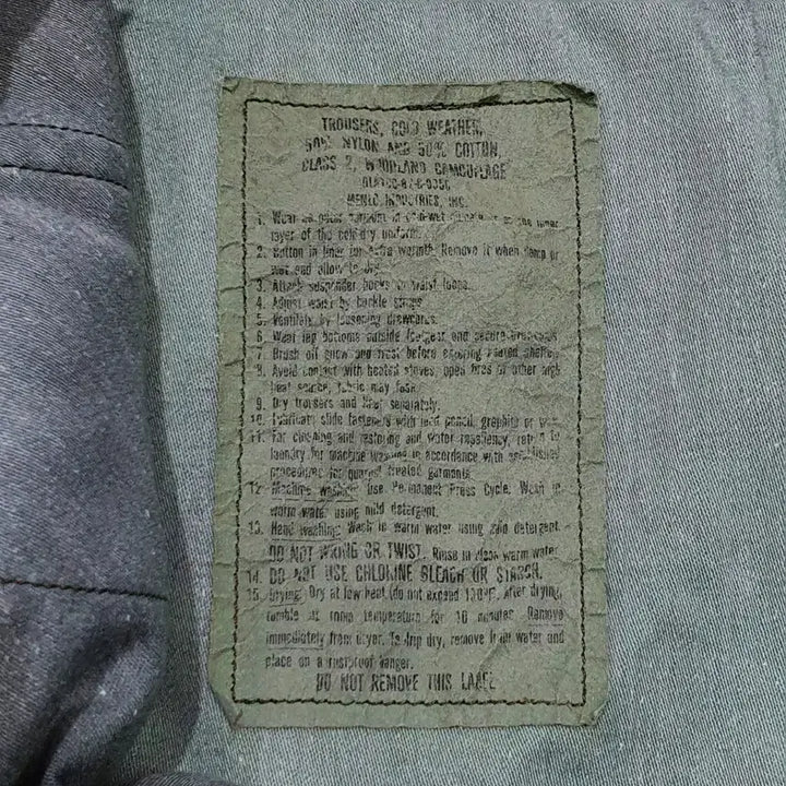 [BUNJANG] US Army M65 Woodland Camo Cargo Pants / 오리지널 미군 m65 팬츠 우드랜드 카모 S/R (28~32)