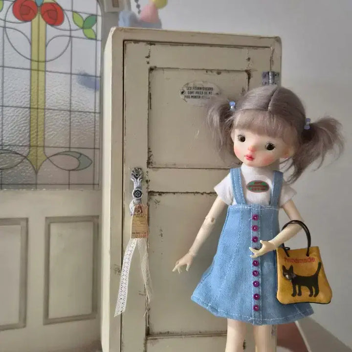 [BUNJANG] Naeil Jabwha Wooden Doll Wardrobe / 내일잡화 인형 원목 옷장
