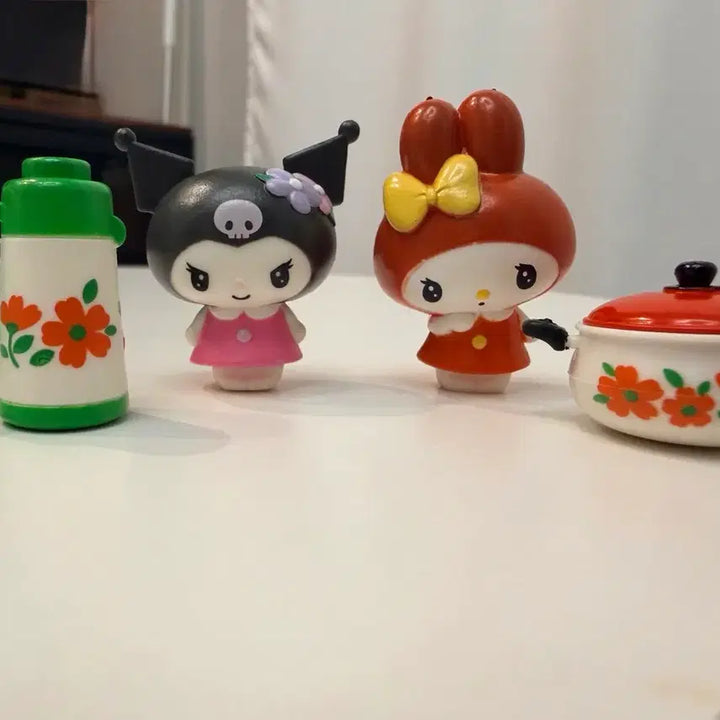 [BUNJANG] Sanrio Retro Room Kitchen Series 2 Set (Kuromi/My Melody) / 산리오 레트로룸 주방시리즈 2종세트(쿠로미/마이멜로디)