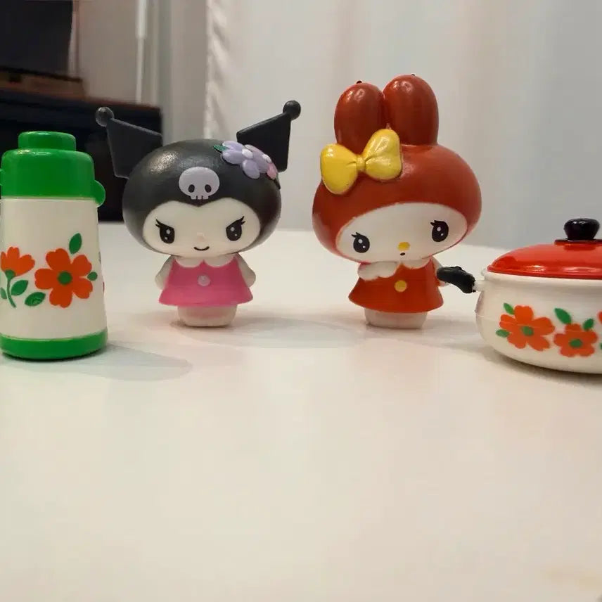 [BUNJANG] Sanrio Retro Room Kitchen Series 2 Set (Kuromi/My Melody) / 산리오 레트로룸 주방시리즈 2종세트(쿠로미/마이멜로디)