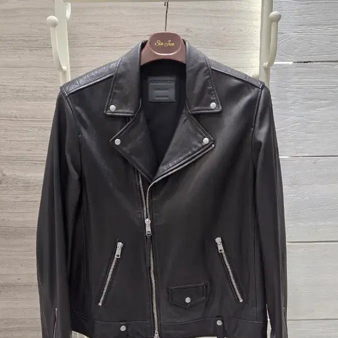 [BUNJANG] AllSaints Milo Leather Jacket XXL / 올세인츠 밀로 가죽 자켓 XXL