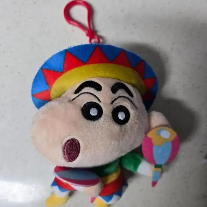 [BUNJANG] Crayon Shin-chan Maracas Doll Keyring / 짱구 마라카스 인형 키링