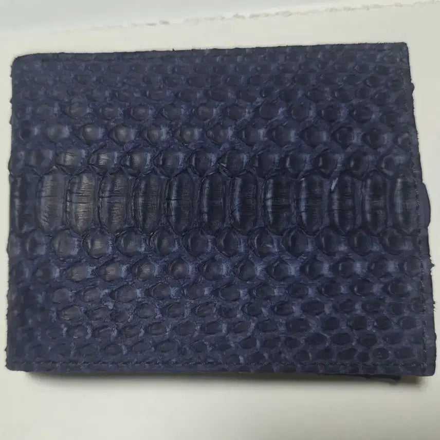 [BUNJANG] Real Python Leather Bifold Wallet with Certificate / [새제품] 리얼 파이톤(뱀가죽) 반지갑 (인증서 포함)
