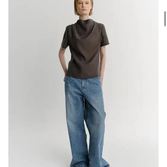 [BUNJANG] eaah Cowl Neck Blouse - Top / 이아 카울넥 블라우스 eaah cowl neck blouse