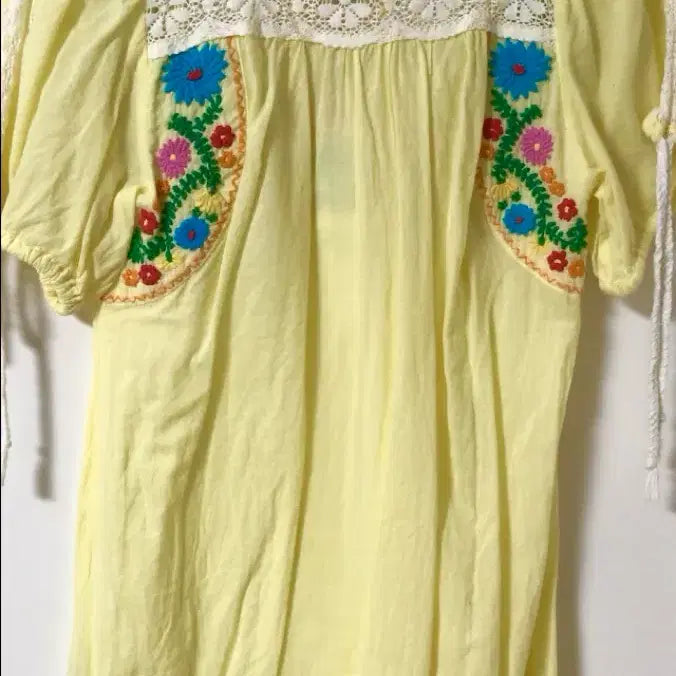 [BUNJANG] Mori Girl Embroidered Blouse / 아오이유우 허니와 클로버 하구미 빈티지 모리걸 블라우스