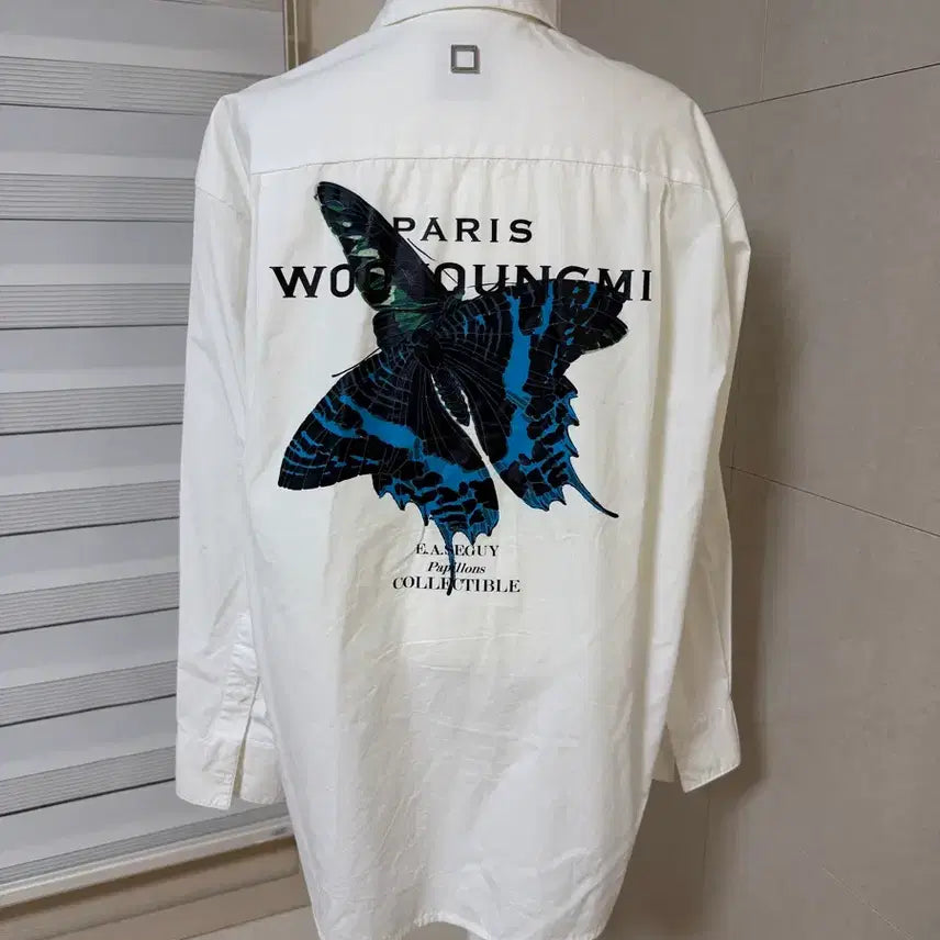 [SOLD OUT] 우영미 WYM 백로고 화이트 셔츠 44사이즈