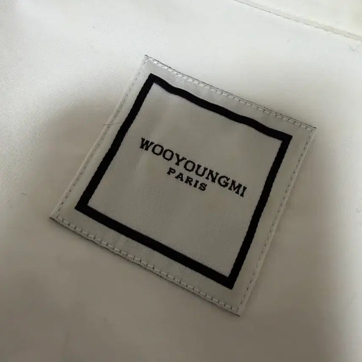 [SOLD OUT] 우영미 WYM 백로고 화이트 셔츠 44사이즈