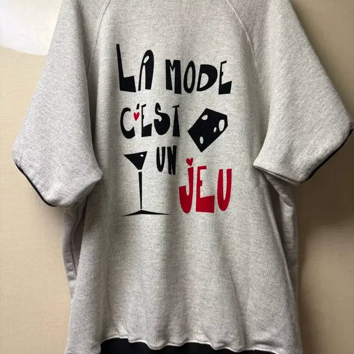 [BUNJANG] BIRTHDAYSUIT Gray XL Short Sleeve T-shirt / BIRTHDAYSUIT MERCI 반팔 (그레이 XL)