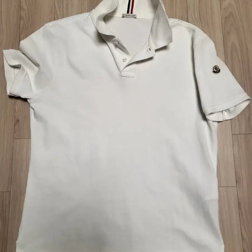 [BUNJANG] Moncler White Short Sleeve T-shirt XL / 몽클레어 화이트 반팔 XL