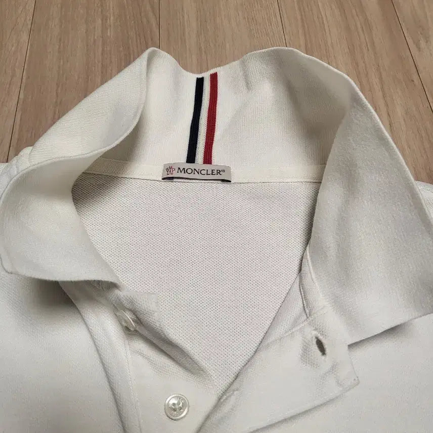 [BUNJANG] Moncler White Short Sleeve T-shirt XL / 몽클레어 화이트 반팔 XL