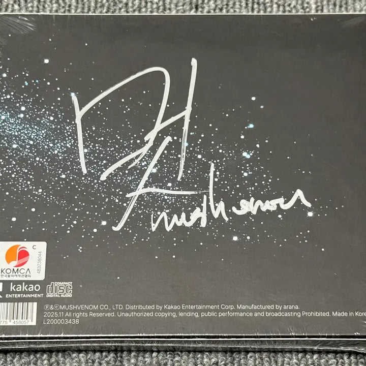 [BUNJANG] MUSHVENOM - 얼 CD (Signed Album) / 머쉬베놈 (MUSHVENOM)  - 얼 CD (정규 1집 사인반)