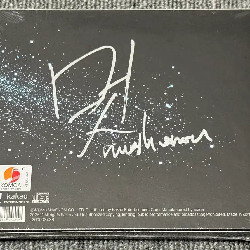 [BUNJANG] MUSHVENOM - 얼 CD (Signed Album) / 머쉬베놈 (MUSHVENOM)  - 얼 CD (정규 1집 사인반)