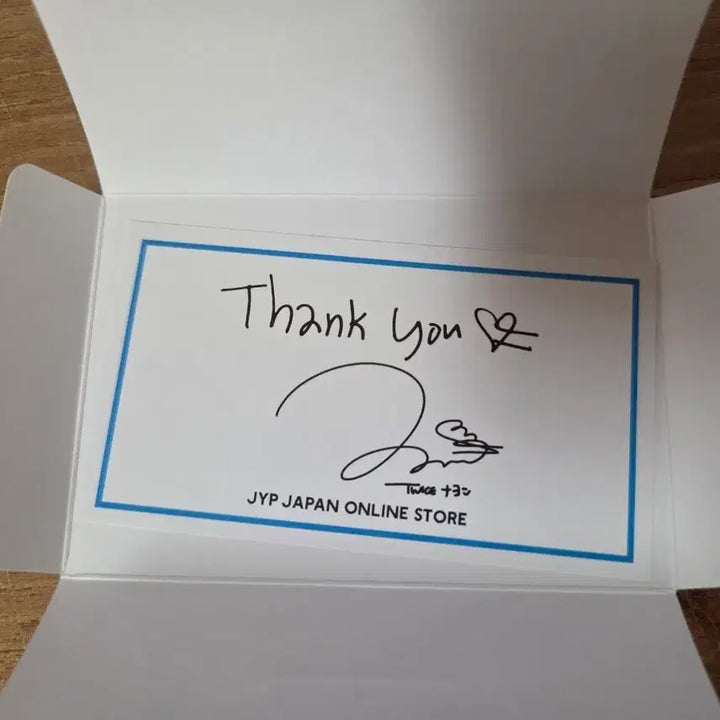 [BUNJANG] JYP Nayeon Signed Message Card POB / jyp 제왑 집샵 일본 트와이스 나연 싸인 메세지 카드 온라인 특전