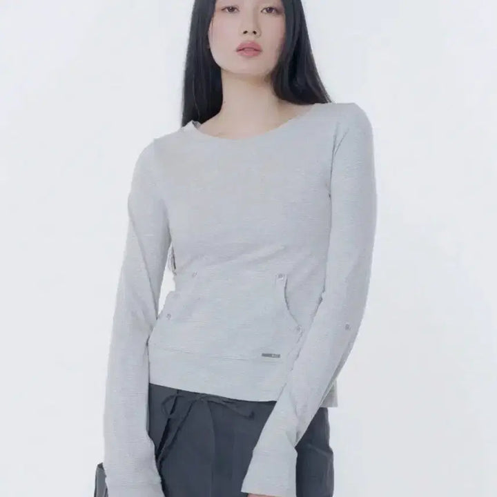 [BUNJANG] 미세키서울 버튼 포켓 롱 슬리브 스트라이프 2 사이즈 / 미세키서울 버튼 포켓 롱 슬리브 스트라이프 2 사이즈