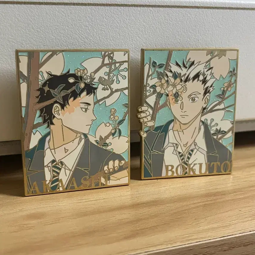 [BUNJANG] Bokuto Koutaro Akaashi Keiji Non-Official Badge / 일괄 보쿠토 아카아시 비공굿 뱃지