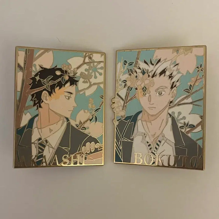 [BUNJANG] Bokuto Koutaro Akaashi Keiji Non-Official Badge / 일괄 보쿠토 아카아시 비공굿 뱃지