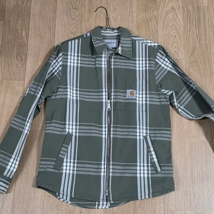 [BUNJANG] Carhartt WIP Green Check Shirt Jacket S / 칼하트 윕 그린체크 셔츠자켓 S