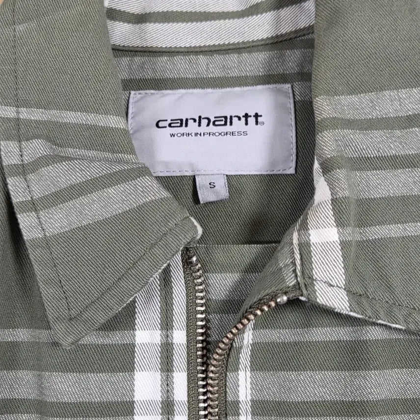 [BUNJANG] Carhartt WIP Green Check Shirt Jacket S / 칼하트 윕 그린체크 셔츠자켓 S