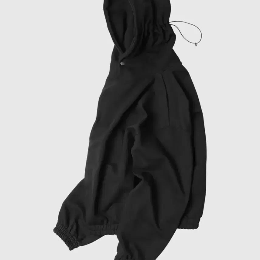 [SOLD OUT] [L]프리즘웍스 밴딩 스냅 후디 블랙