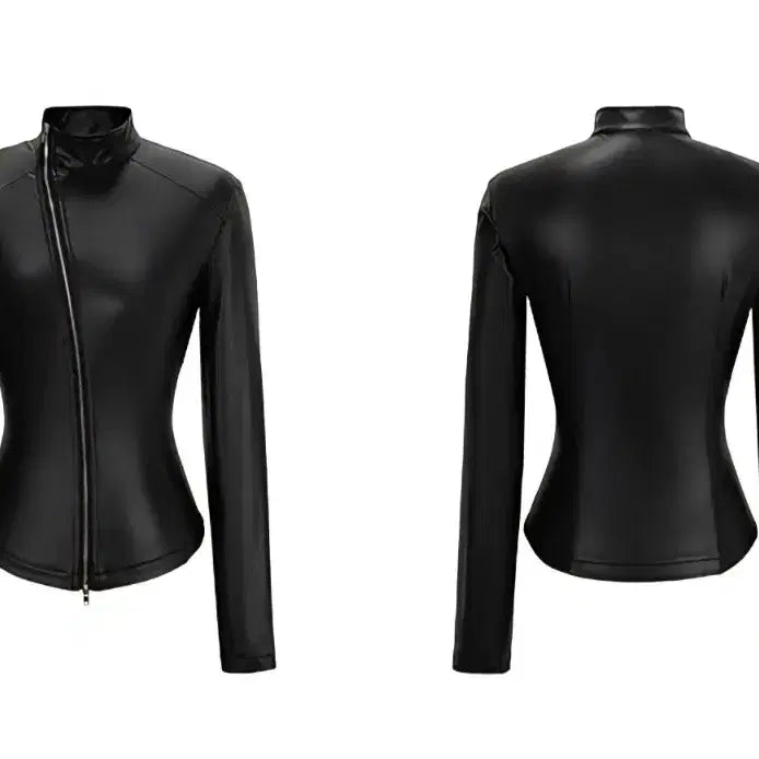 [BUNJANG] New Leather Jacket (Big Size) / [미사용] 새로운 여성 가죽 자켓 (빅사이즈 가능)