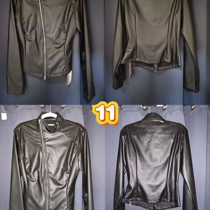 [BUNJANG] New Leather Jacket (Big Size) / [미사용] 새로운 여성 가죽 자켓 (빅사이즈 가능)
