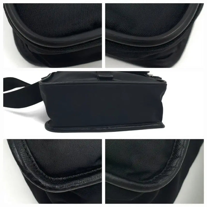 [BUNJANG] Prada Re-Nylon Black Mini Messenger Bag / 프라다 삼각로고 리나일론 블랙 미니 메신저백 숄더백