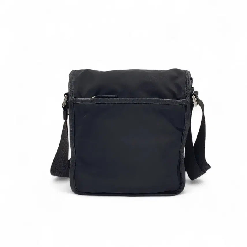 [BUNJANG] Prada Re-Nylon Black Mini Messenger Bag / 프라다 삼각로고 리나일론 블랙 미니 메신저백 숄더백
