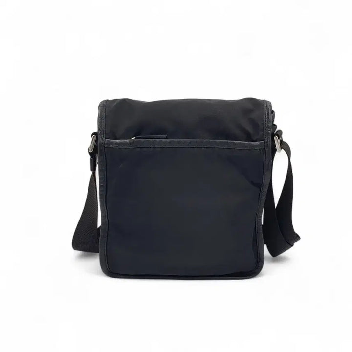 [BUNJANG] Prada Re-Nylon Black Mini Messenger Bag / 프라다 삼각로고 리나일론 블랙 미니 메신저백 숄더백