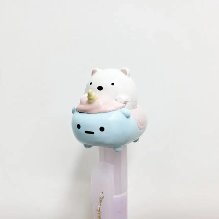 [BUNJANG] Sumikko Gurashi Shirokuma Mascot Ballpoint Pen / 스밋코구라시 시로쿠마 마스코트 볼펜