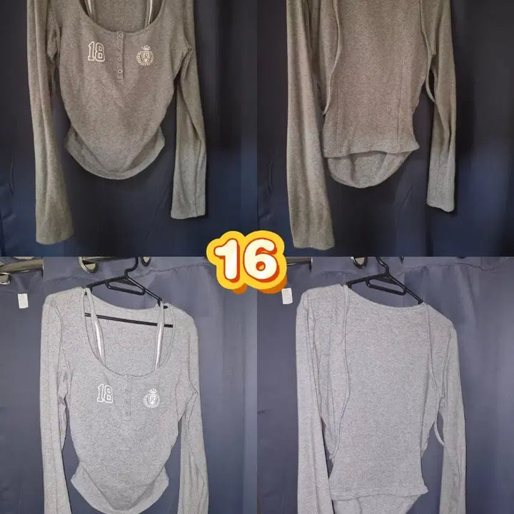 [SOLD OUT] [상태 좋은] 새로운 여성 긴팔 티셔츠(빅사이즈 가능)
