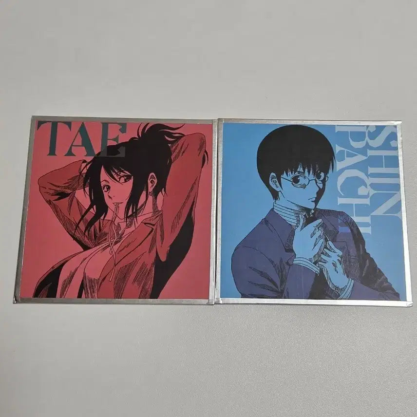 [BUNJANG] Gintama Shinpachi &amp; Tae Shimura Circus Pop-up Shikishi Bundle Set / !!배송비만!![일괄]은혼 신파치 타에 서커스 팝업 정장 색지