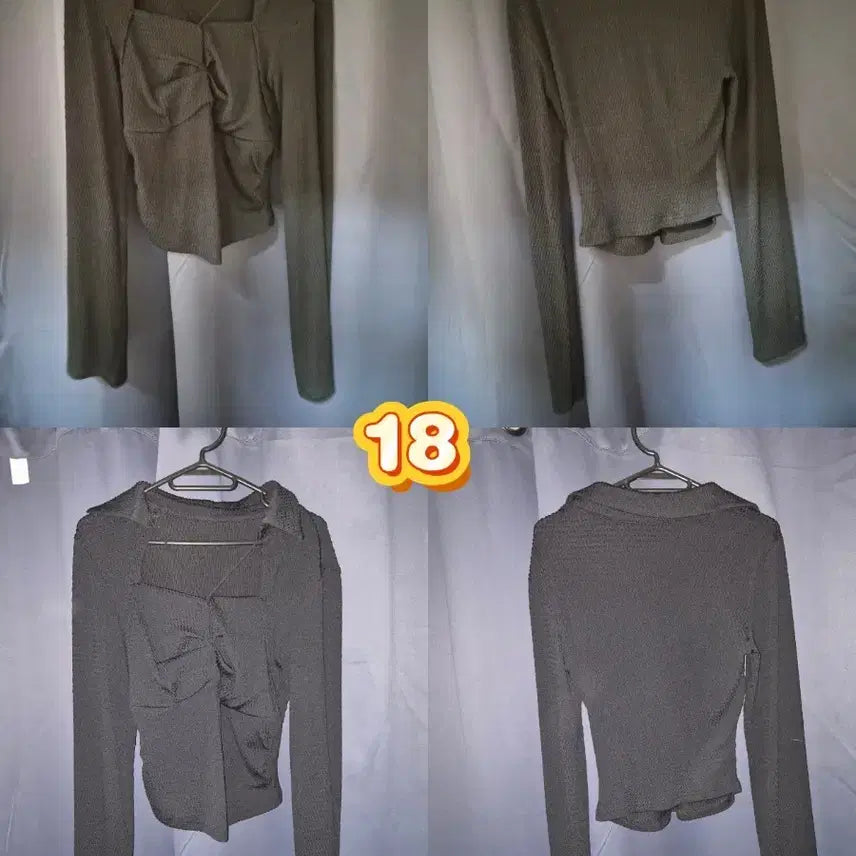 [SOLD OUT] [상태 좋은] 새로운 여성 긴팔 티셔츠(빅사이즈 가능)
