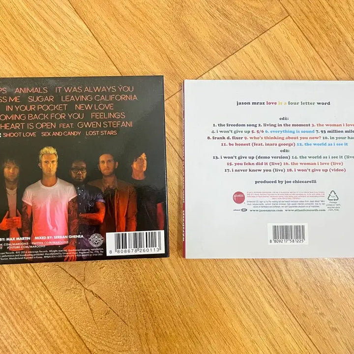 [BUNJANG] Maroon 5, Jason Mraz, The Script Bundle Set Albums / 마룬 5, 제이슨 므라즈, 더 스크립트 앨범 일괄